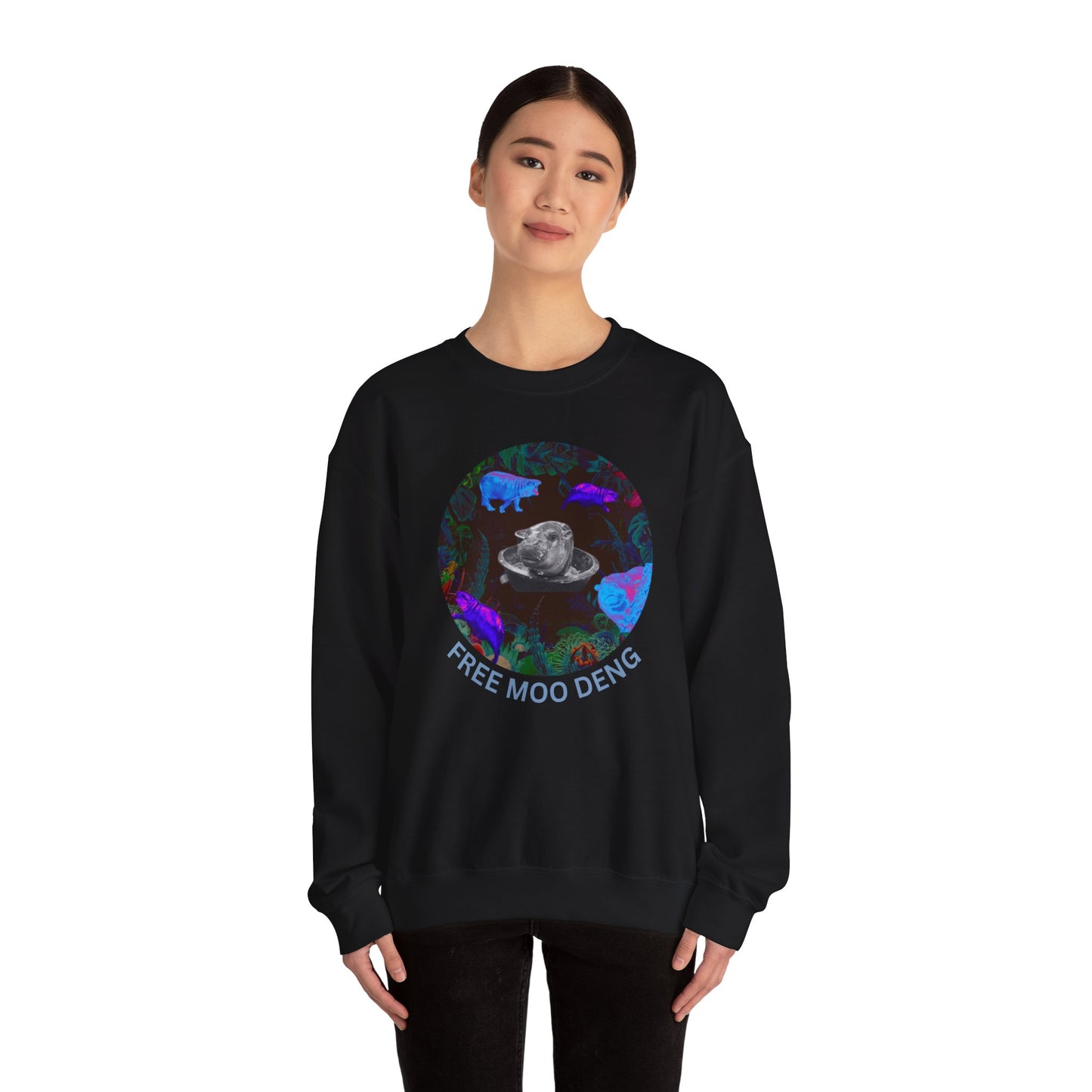 FREE MOO DENG Crewneck Sweatshirt