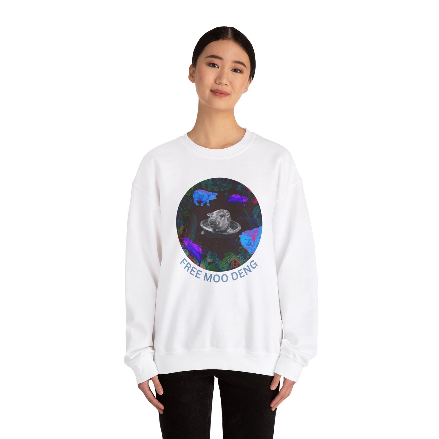 FREE MOO DENG Crewneck Sweatshirt